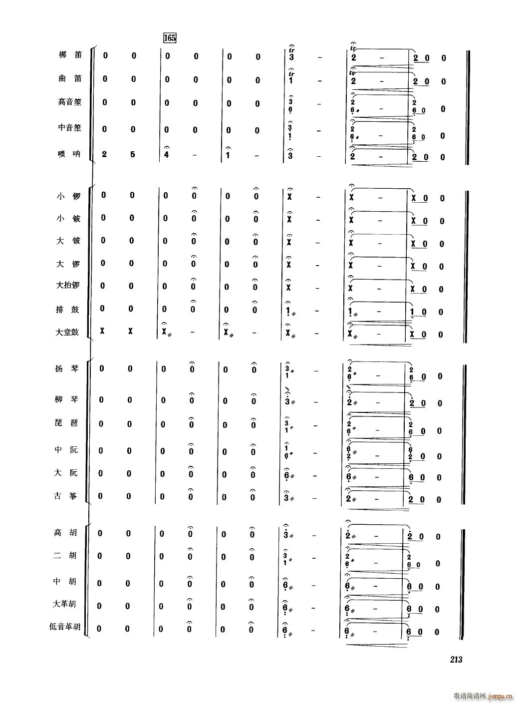 中国民族器乐合奏曲集 201 250(总谱)16