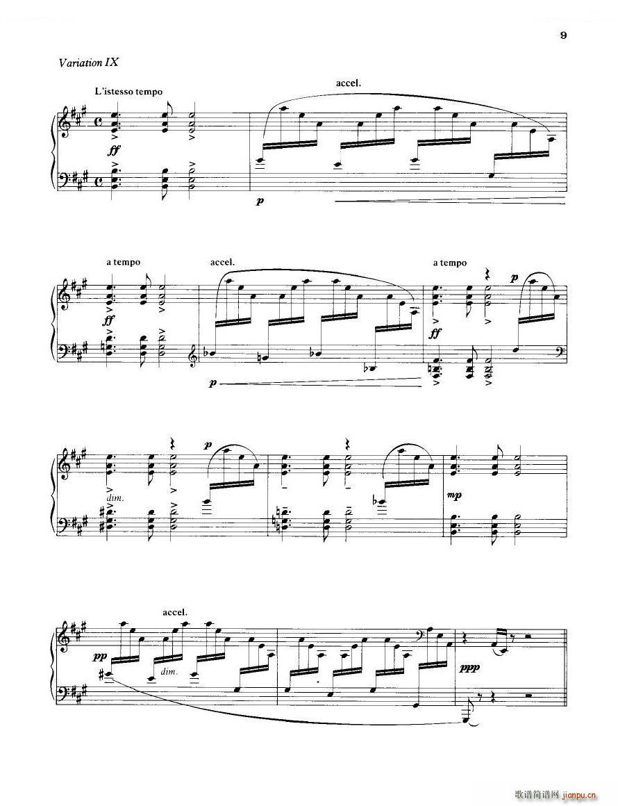 Britten 12 Variations 12 Variations(十字及以上)9