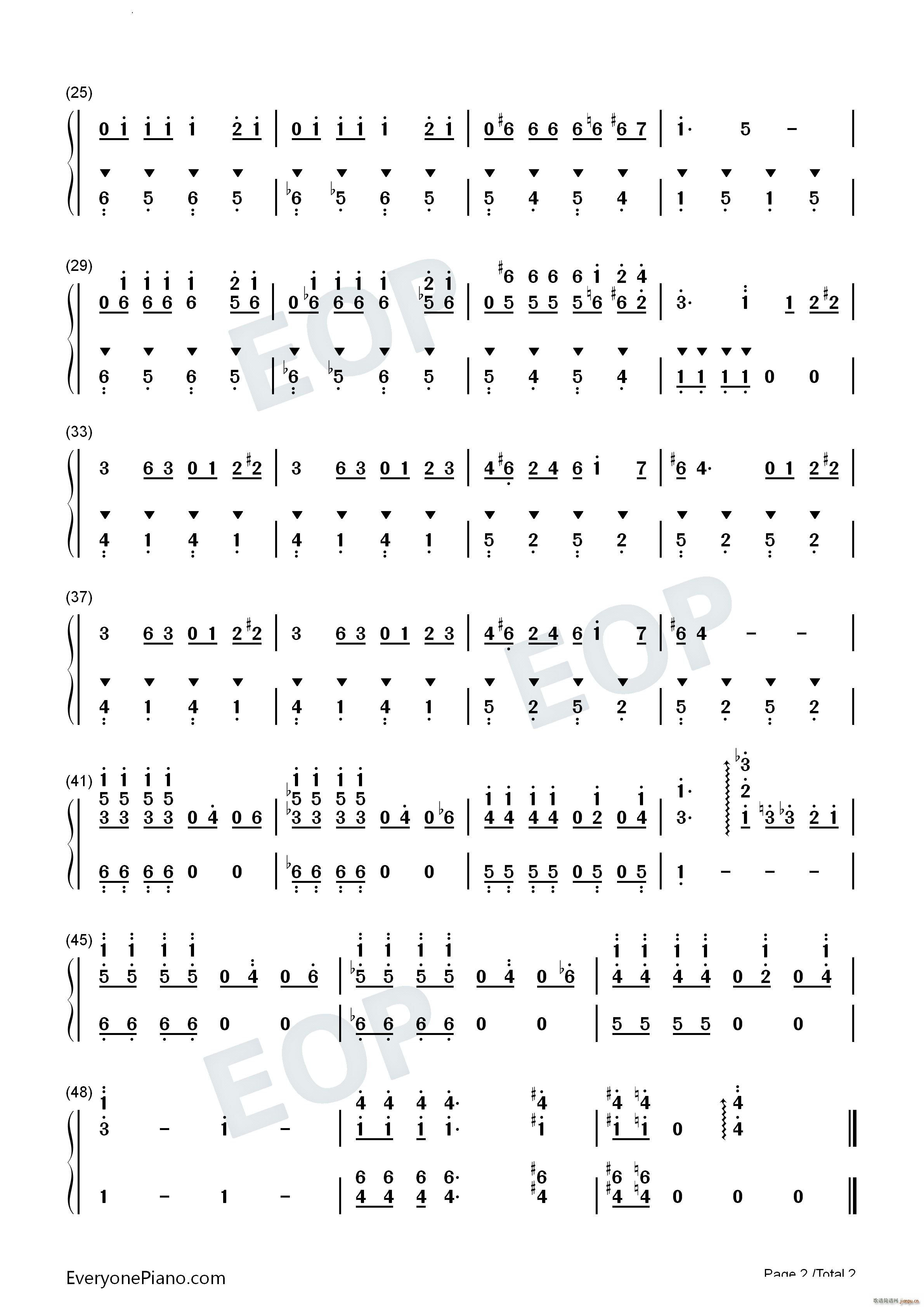 フンフンフン だよ らき すた幸运星BGM(钢琴谱)7