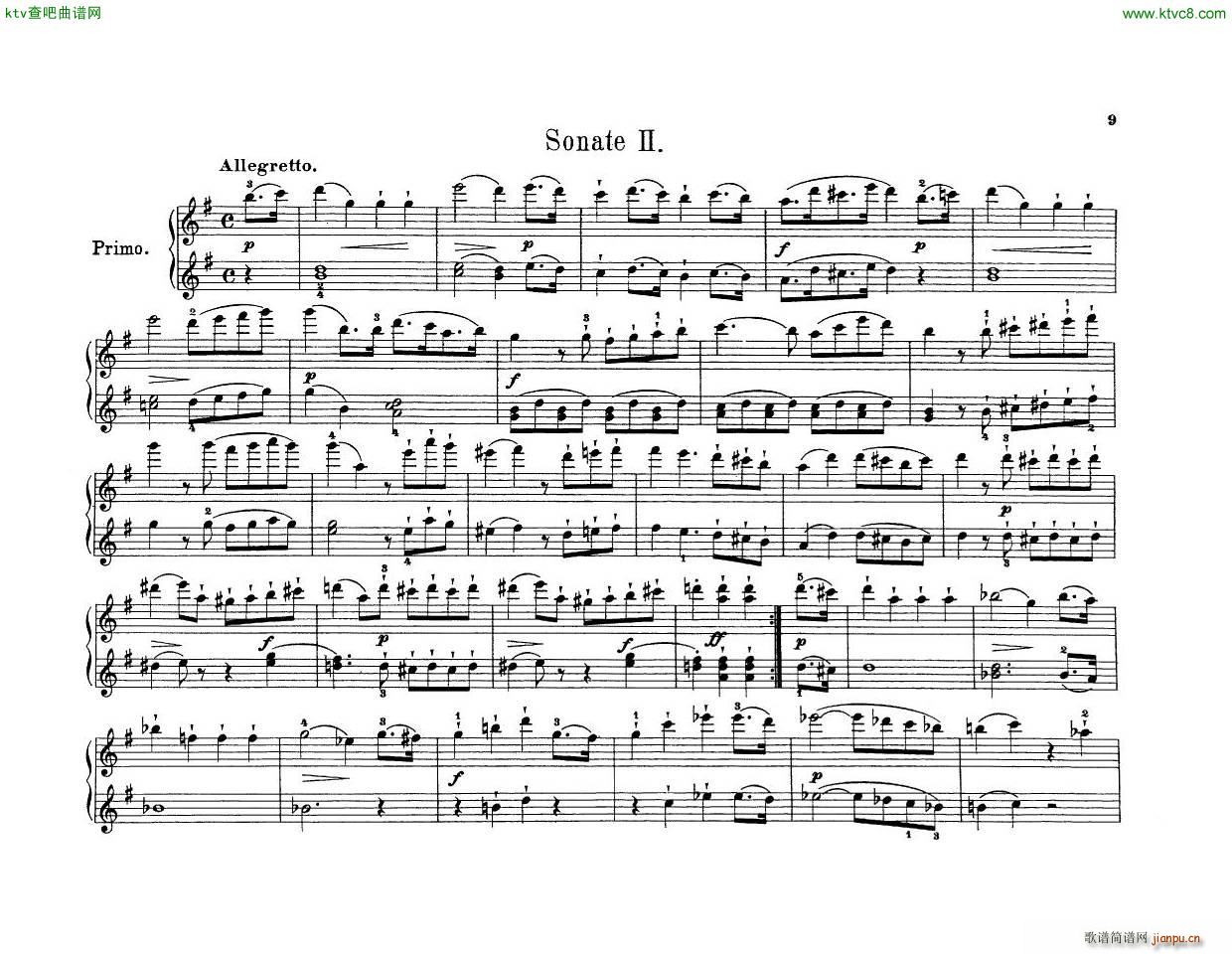 Anton Diabelli Sonates Mignonnes Op 150 Rondeau(钢琴谱)12