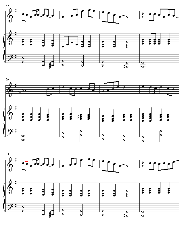 世界末日(钢琴谱)3