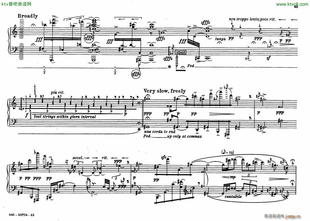 Bolcom 12 etudes for piano(钢琴谱)45