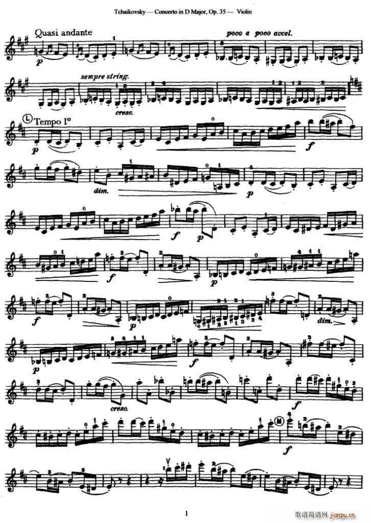 Concerto in D Major.Op.35(十字及以上)1