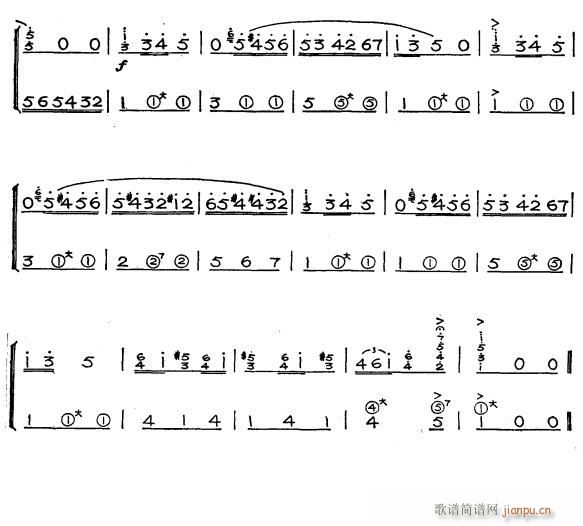 西班牙舞曲3(手风琴谱)1