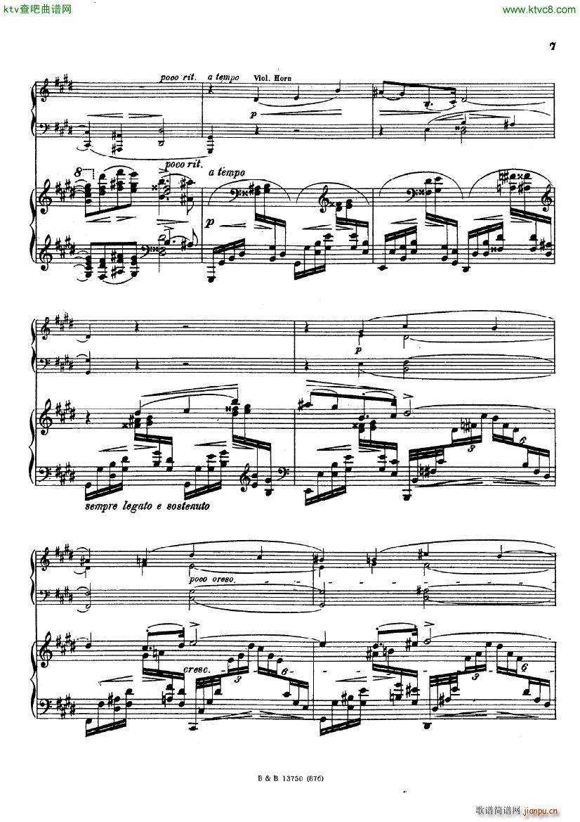 D Albert op 12 Piano Concerto No 2 part 1(钢琴谱)6