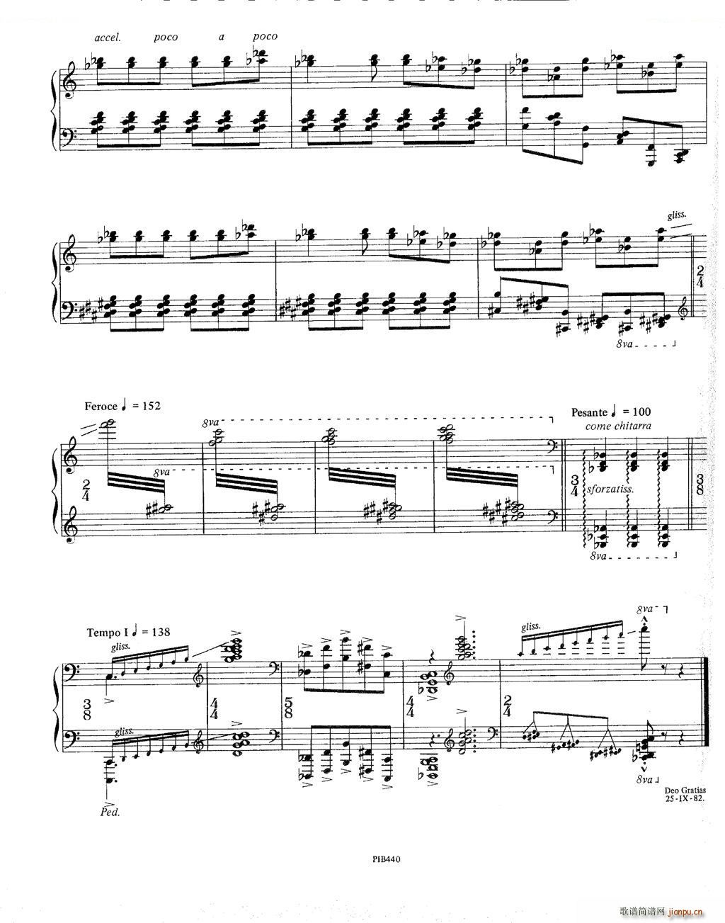 Ginastera Sonata No 3 Sonata No 3(十字及以上)8