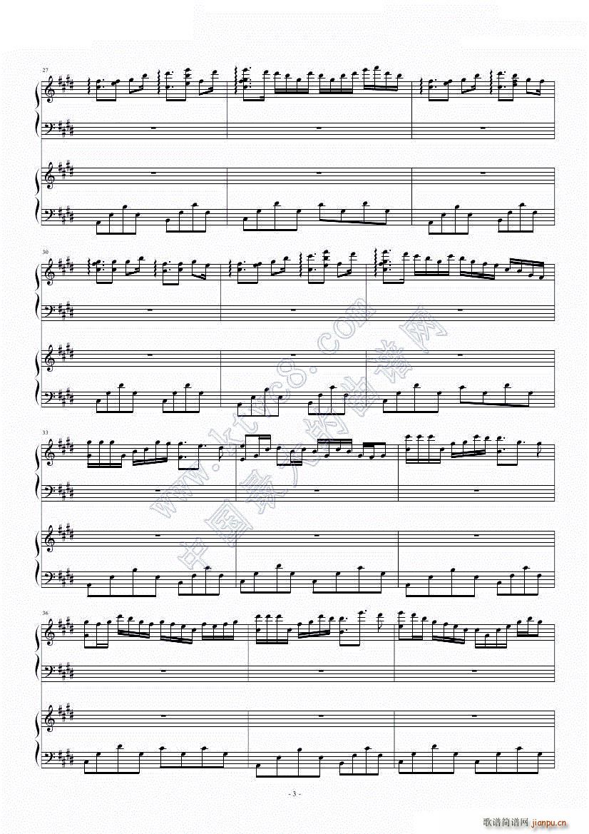 Children of tme Mars(钢琴谱)3