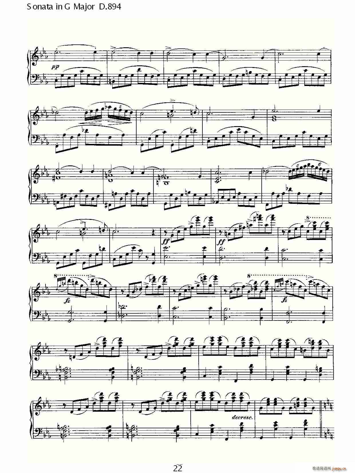 Sonata in G Major D.894(十字及以上)23