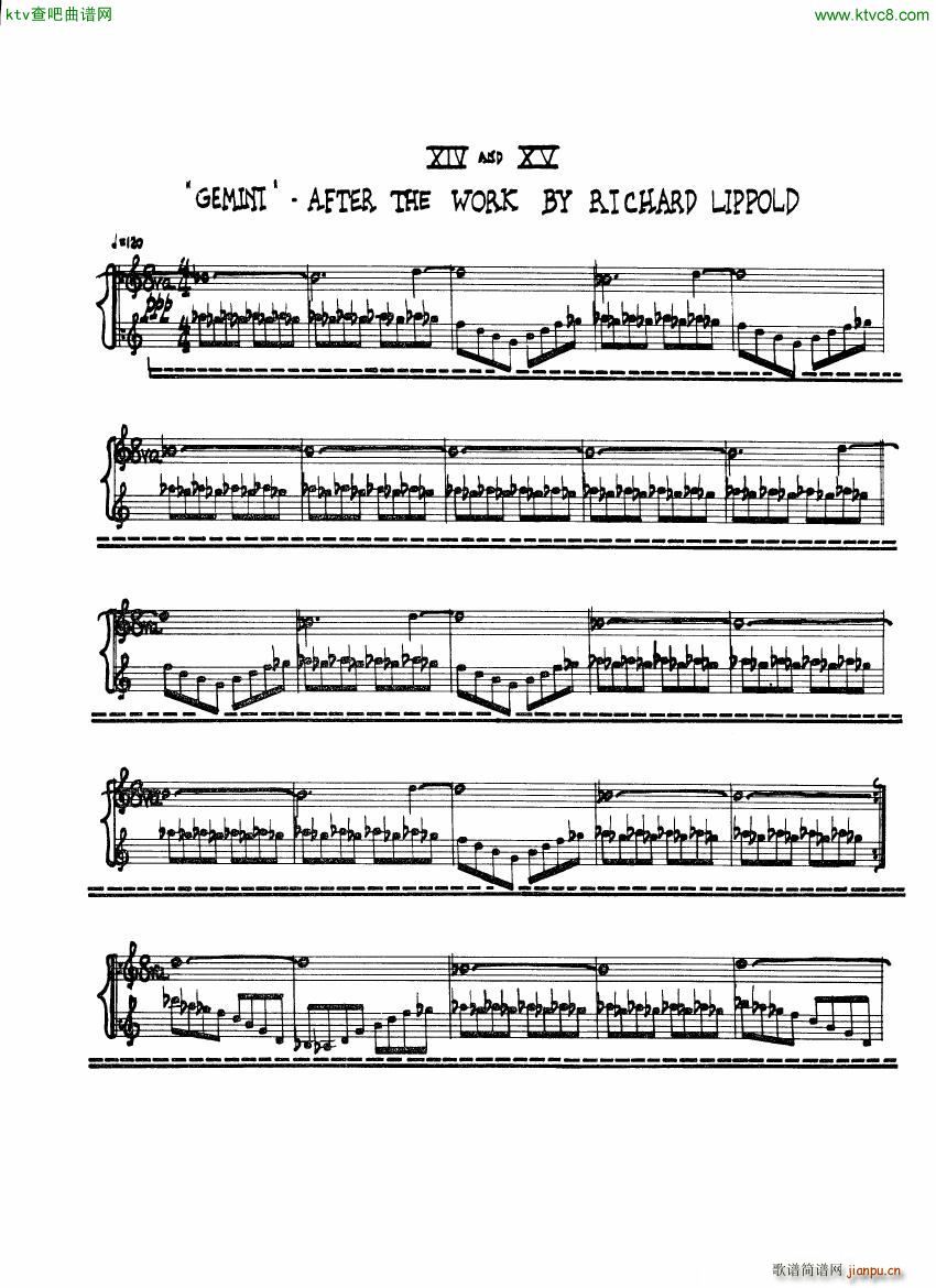Cage Sonatas and Interludes for prepared piano(钢琴谱)32