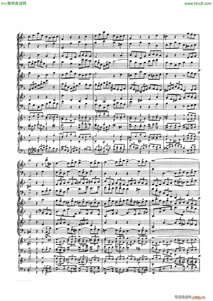 Bach JS BWV 1080 Kunst der Fuge part 3(钢琴谱)8