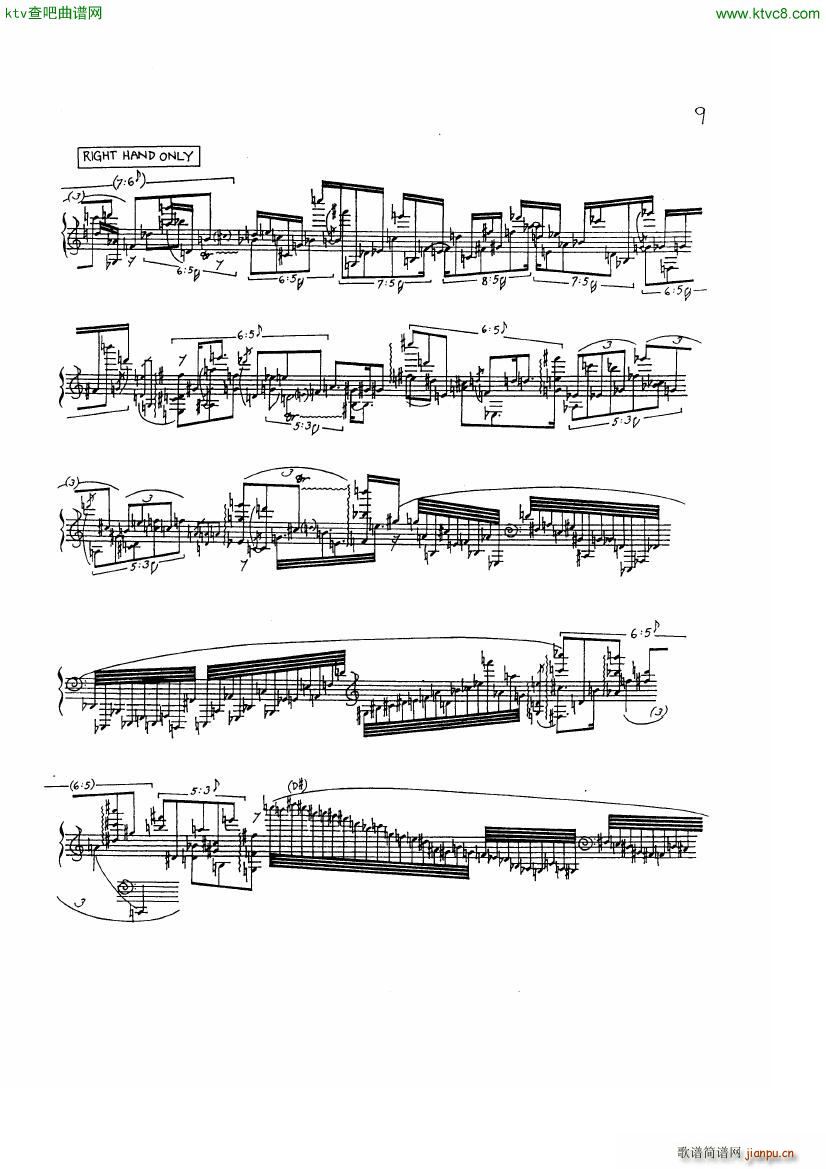 Finnissy Alkan paganini(钢琴谱)10