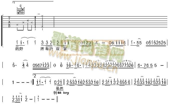 孟婆汤(吉他谱)3