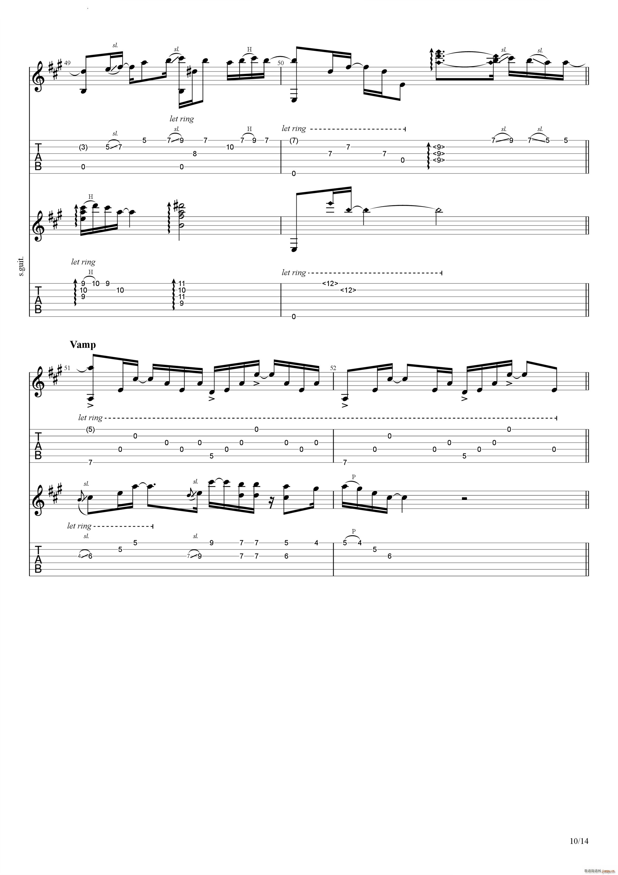 Bus Stop in the Rain(吉他谱)11