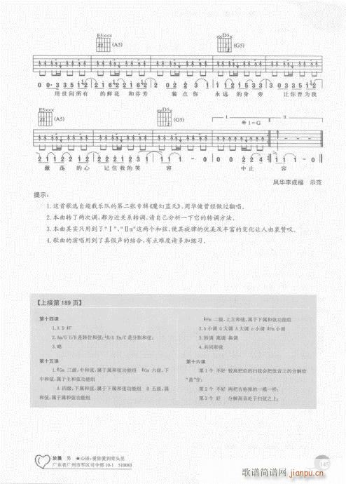 吉他自学20课141-160(吉他谱)5
