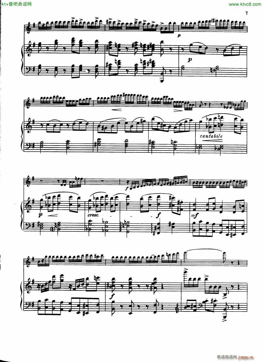 Berkeley Elegy and Toccata Violin and Piano(钢琴谱)7