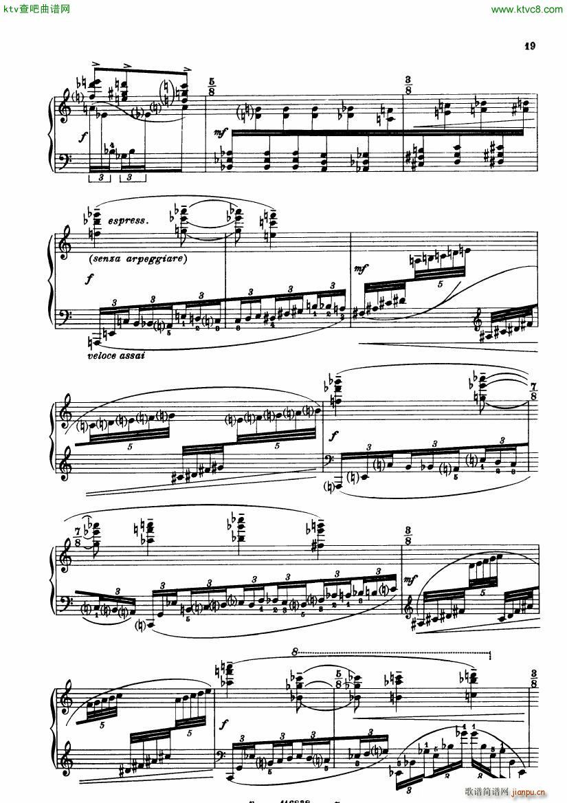 Casella Sonatina piano(钢琴谱)19