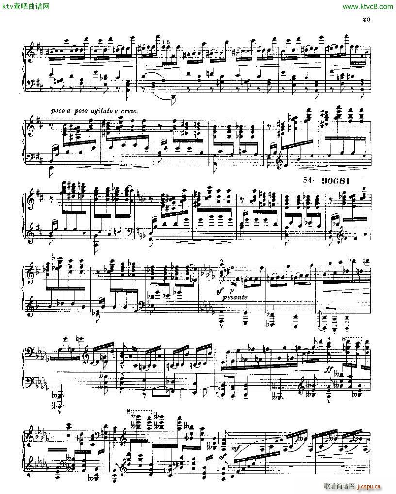 Balakirev Piano Sonata In B Flat Minor(钢琴谱)28