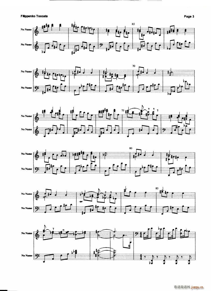 Filippenko Toccata Toccata(十字及以上)3