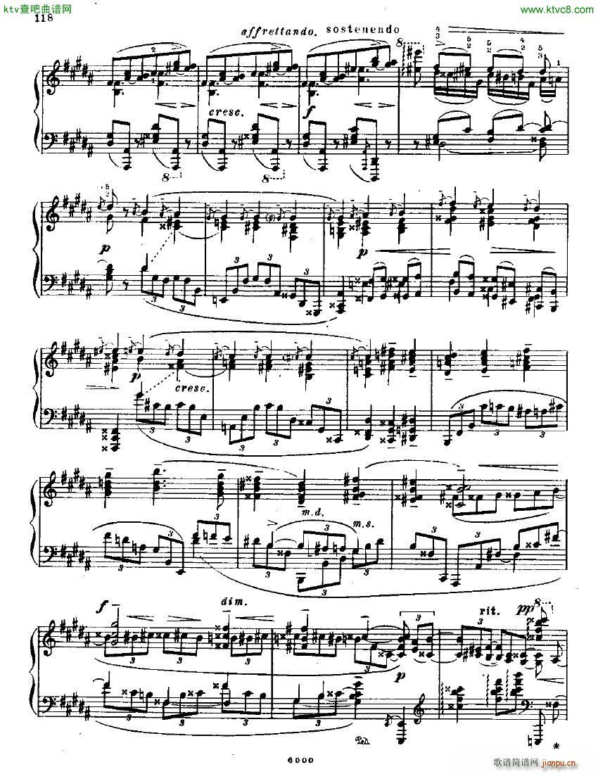 Anatoly Alexandrov Opus 22 Sonata no 5(钢琴谱)10