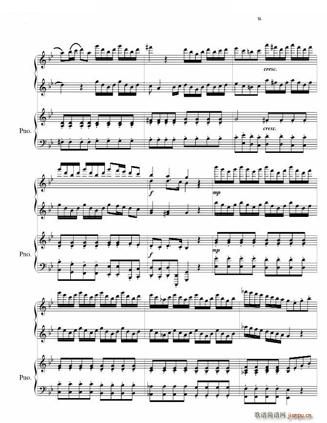 沙巴女王 四手联弹(钢琴谱)7