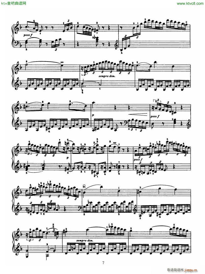 Haydn Piano Sonata No 33 In D(钢琴谱)7