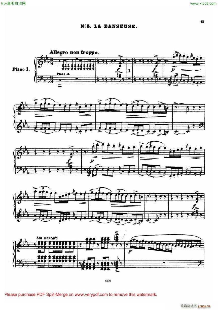 Arensky op 23 Suite No 2 Silhouettes(钢琴谱)16