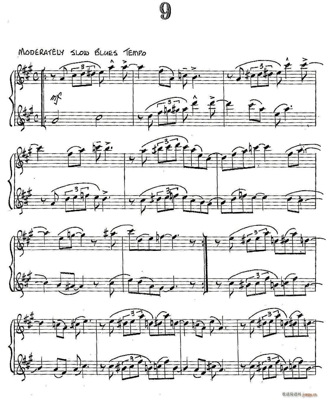 Jazz Conception For Saxophone Duets 9 二重奏(总谱)1