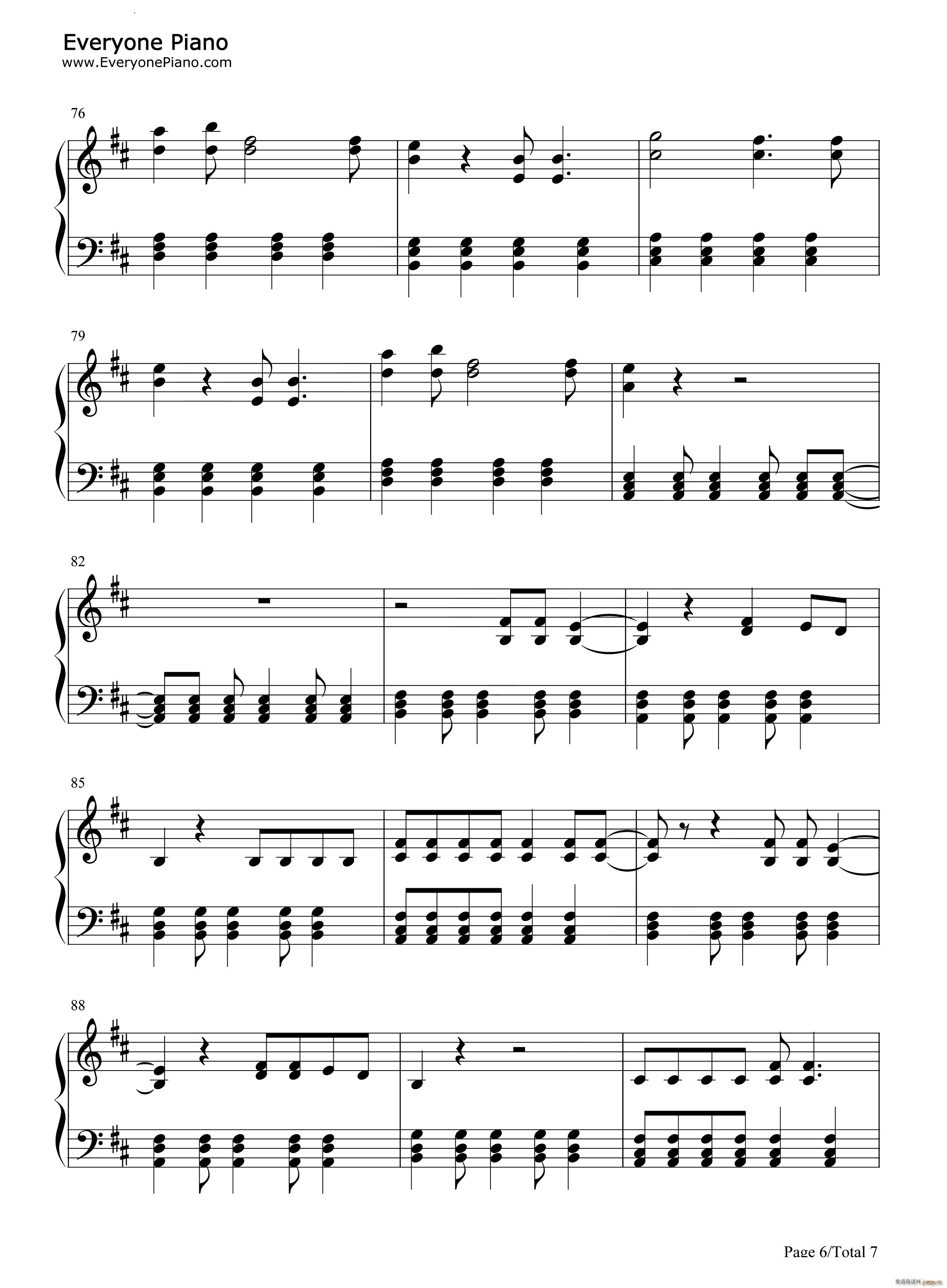 Cigarette Daydreams(钢琴谱)7