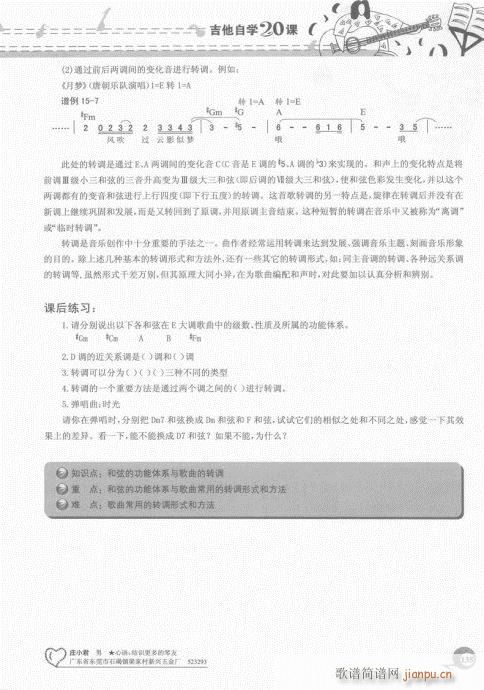 吉他自学20课121-140(吉他谱)15