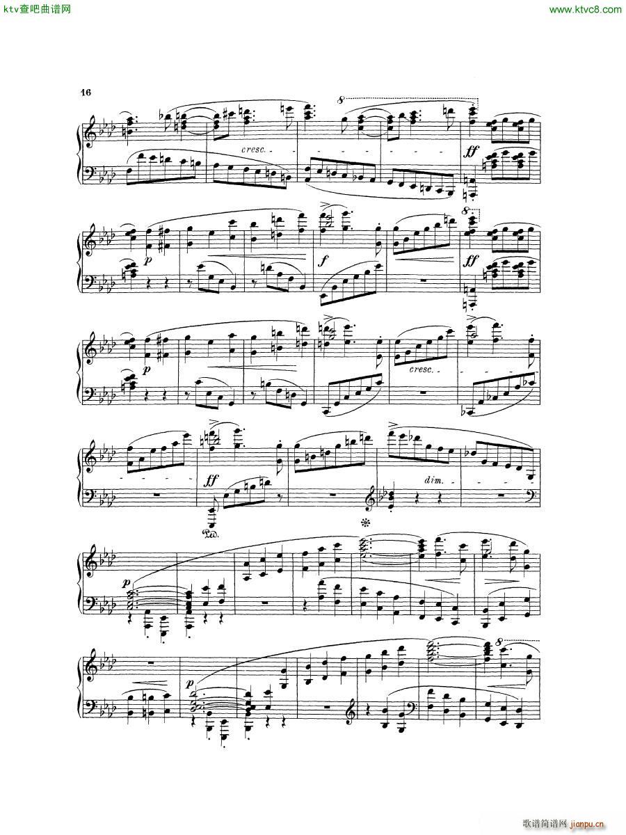 D Albert op 16 no 1 2 Waltz and Scherzo(钢琴谱)17