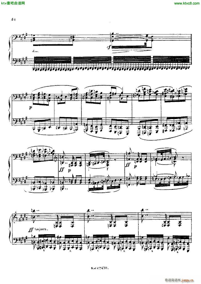 Alkan op 33 Grande Sonata part 2(钢琴谱)23