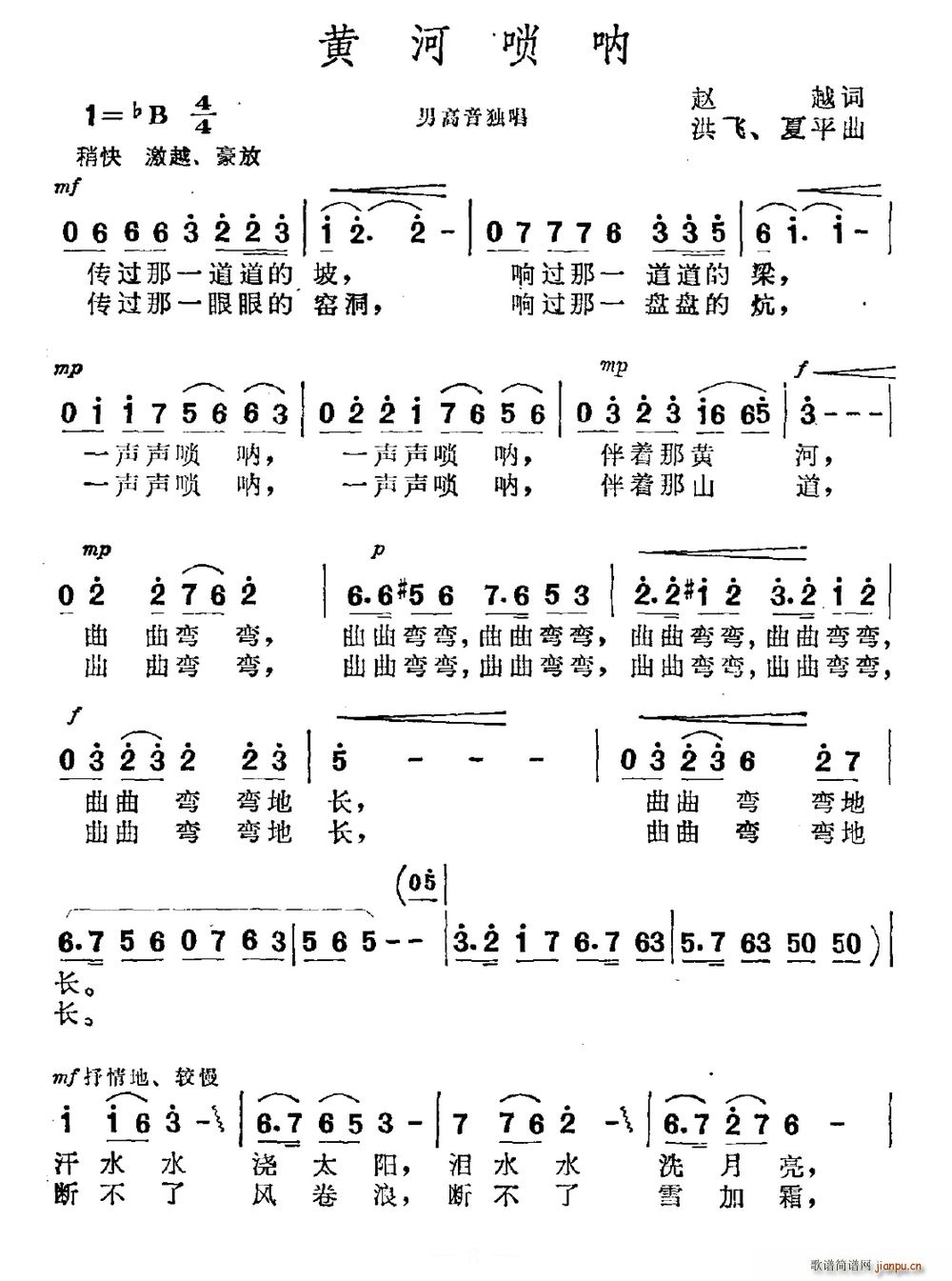 黄河唢呐 洪飞(唢呐谱)1