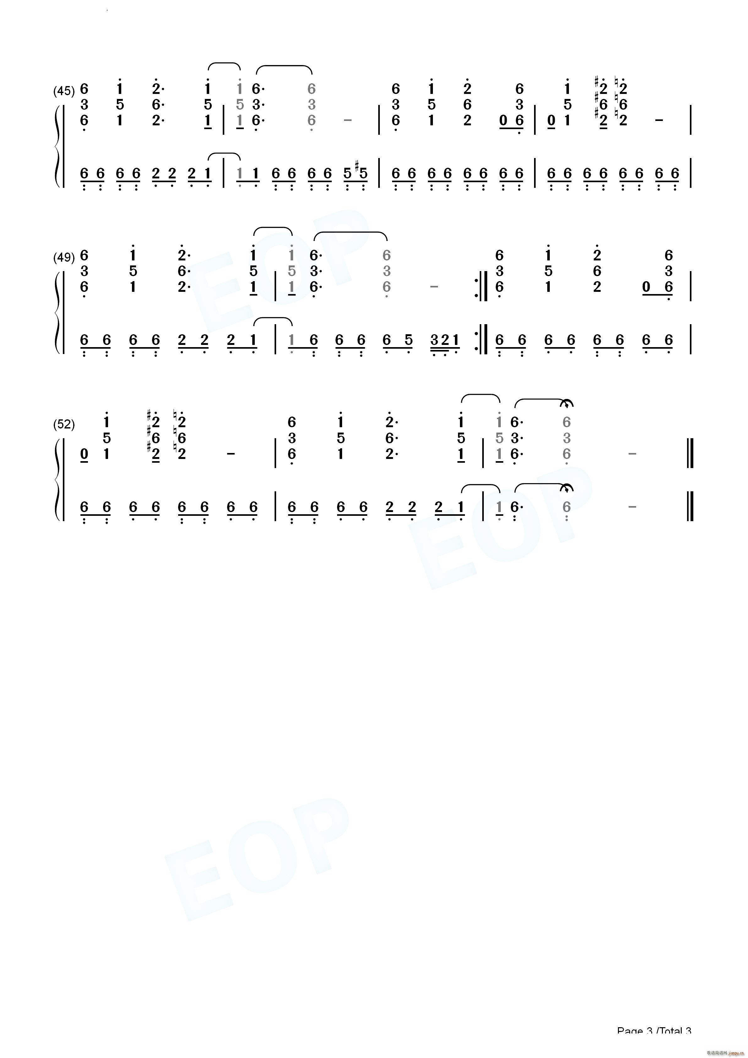 Smoke on the Water(钢琴谱)8