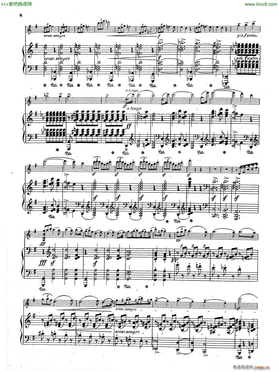 Grieg Violin Sonata 2 G dur op 13(钢琴谱)27