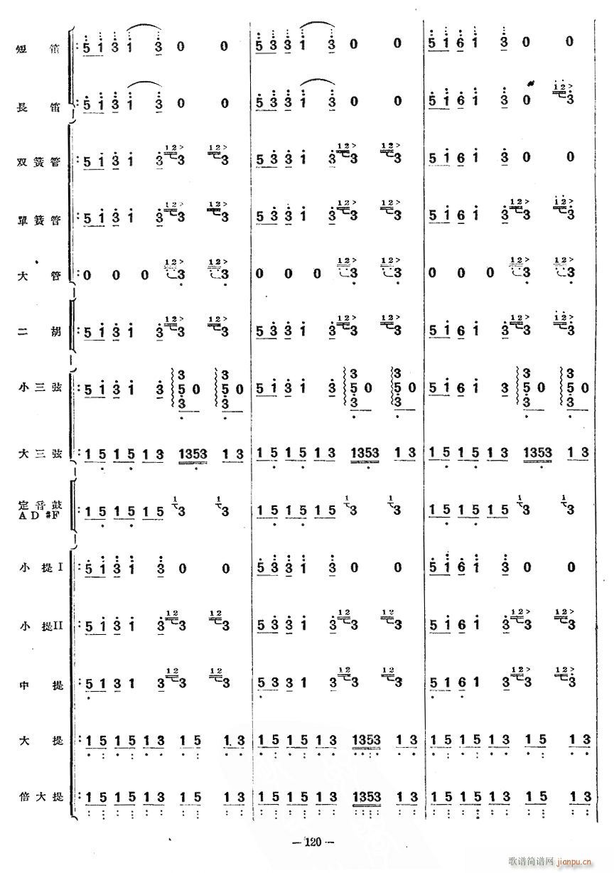 跳月舞曲10(六字歌谱)1