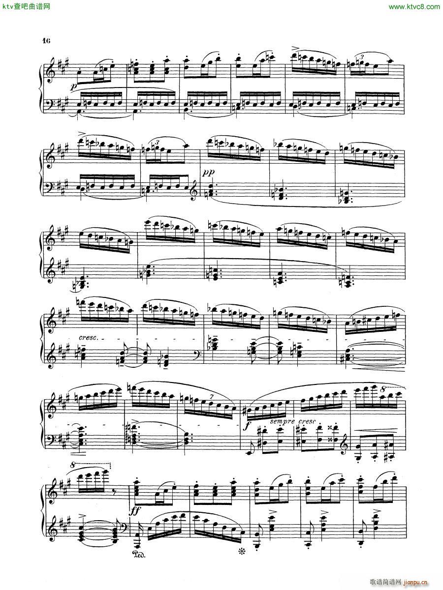 D Albert op 16 no 1 2 Waltz and Scherzo(钢琴谱)35