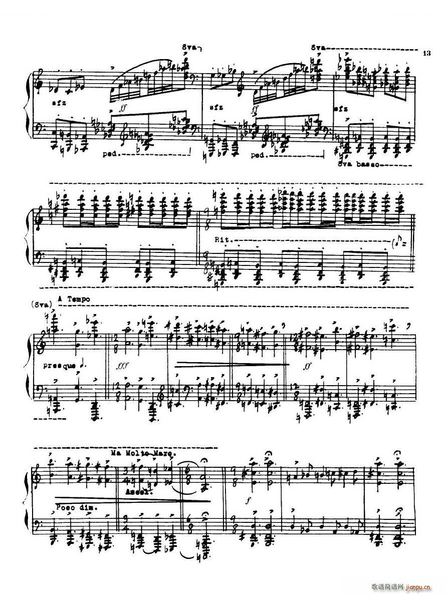 Antheil Piano Sonata No 4 Piano Sonata No 4(十字及以上)12