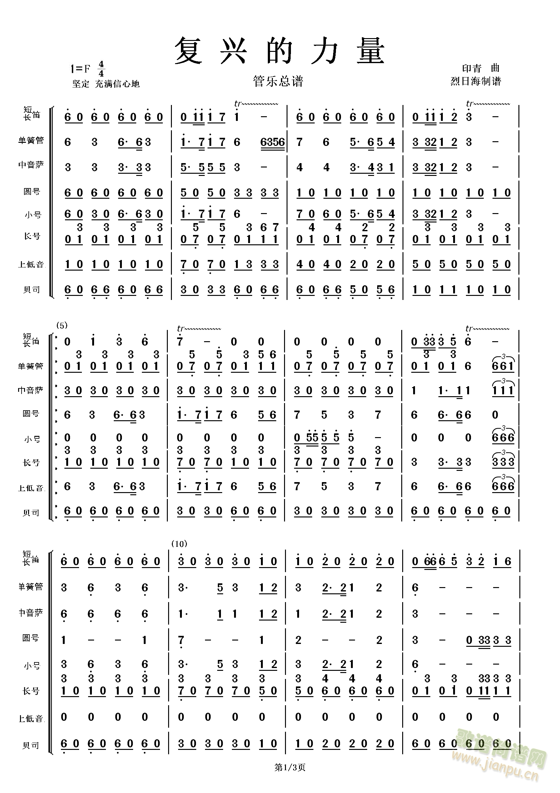 复兴的力量(总谱)1