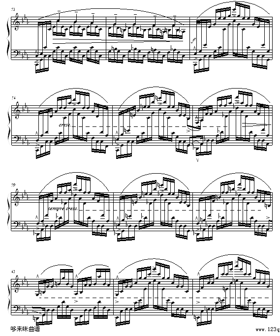 琶音练习曲-肖邦(钢琴谱)6