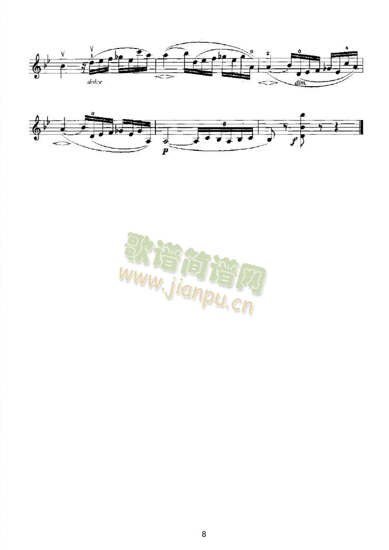 马扎斯小提琴华丽练习曲27首作品36号弦乐类小提琴(其他乐谱)8