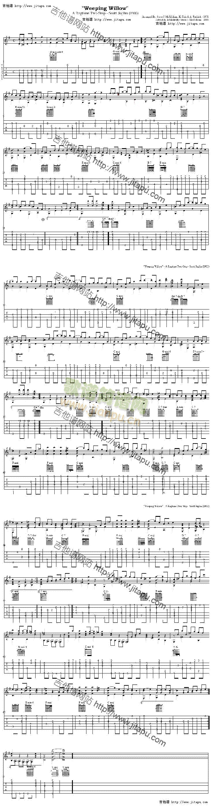 WeepingWillow(吉他谱)1