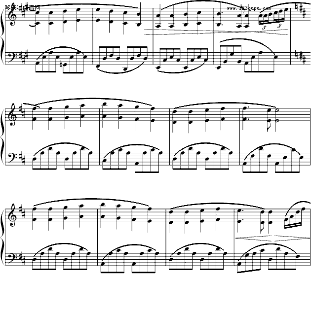 欢乐颂-克莱德曼演奏版本-贝多芬(钢琴谱)5