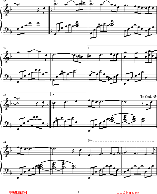 FELITSA-雅尼(钢琴谱)3