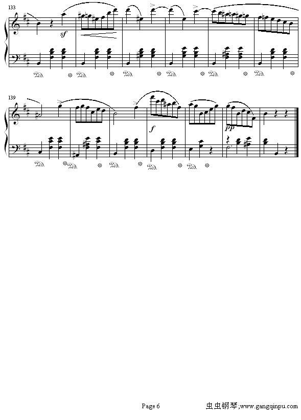 b小调圆舞曲Op.69No.2(钢琴谱)6