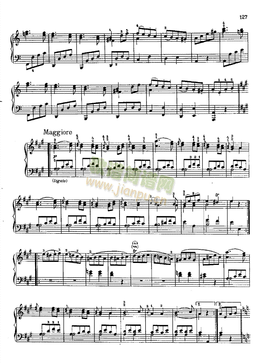 奏鸣曲Nr.810键盘类钢琴(钢琴谱)17