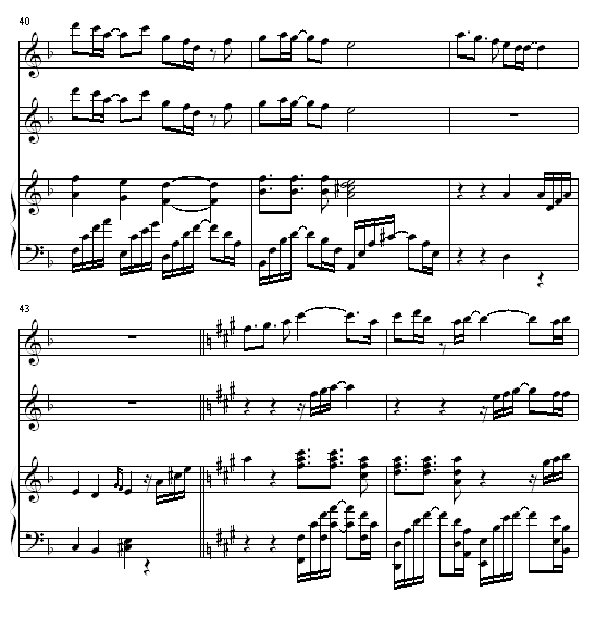 Justonelastdance(钢琴谱)6