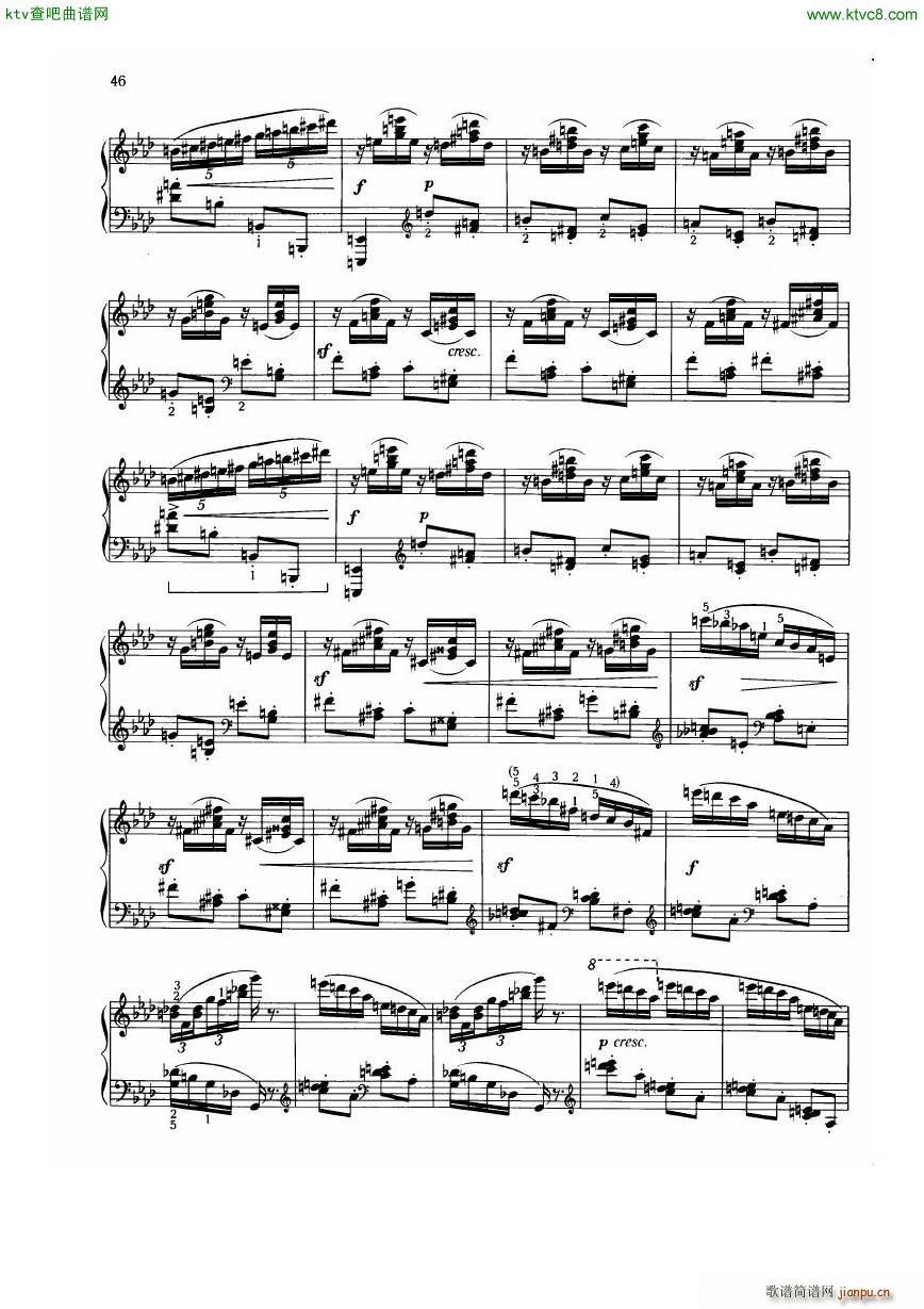 Dohnanyi Etude Op 28 6(钢琴谱)3