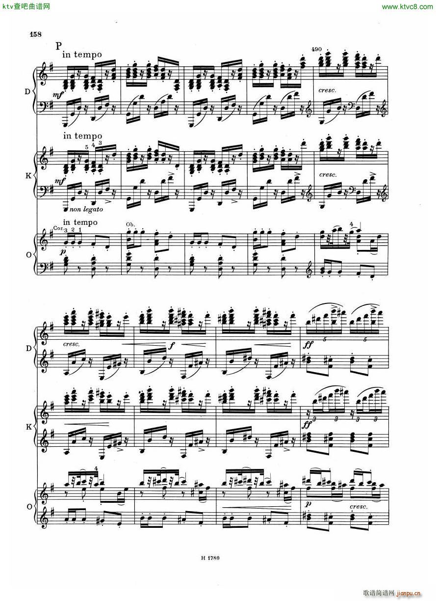 Dvorak Piano Concerto Op 33 6(钢琴谱)17