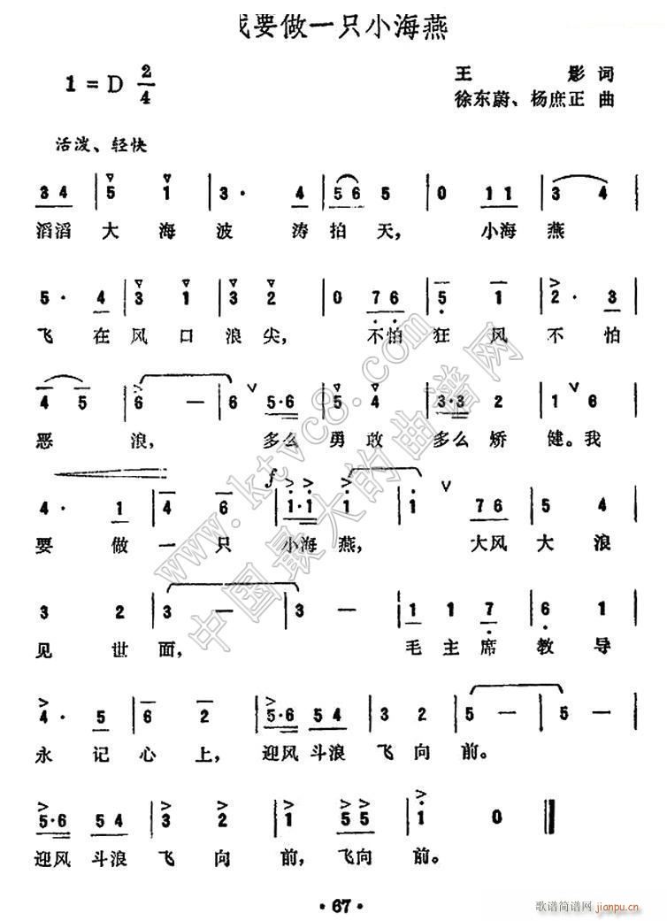 我要做一只小海燕 王影(十字及以上)1