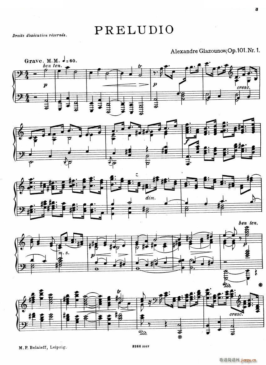 101 1 prelude and fugue prelude and fugue(十字及以上)1